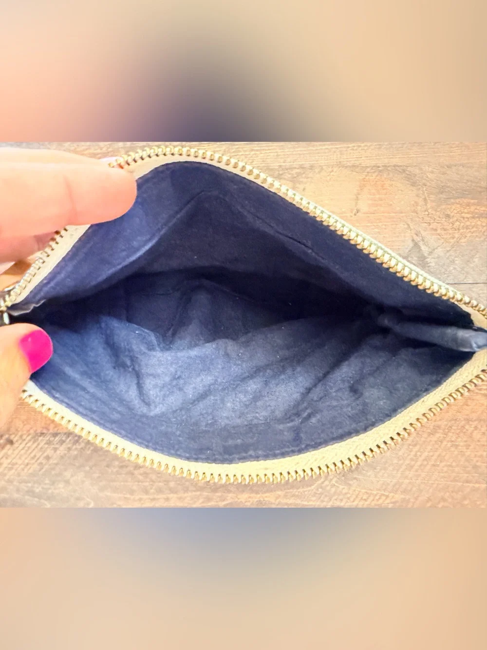 Cavallini & Co. Vintage Pencil Makeup accessories Pouch- Camping GUC